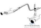 Mustang Street Catback Exhaust 4.5 in. Tips (13-14 V6)